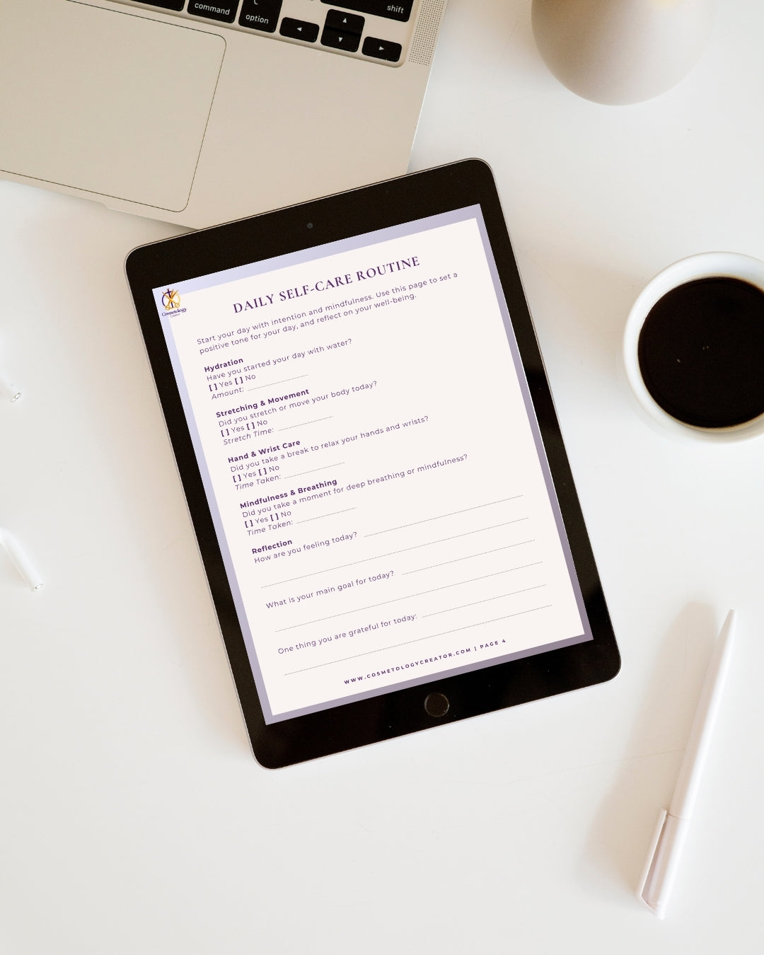 Radiance Self-Care Journal