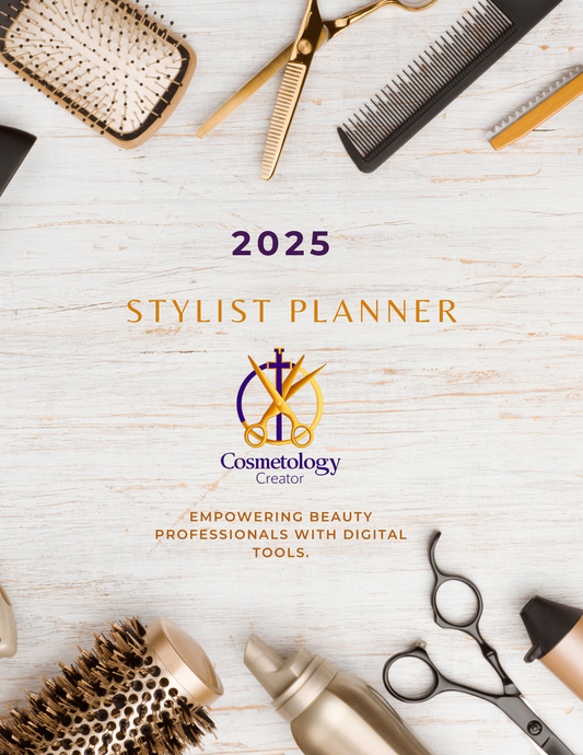 Cosmetologists Professional Planner 2025